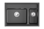 Превью картинка Кварцевая мойка GRANULA 7302i, ШВАРЦ #2