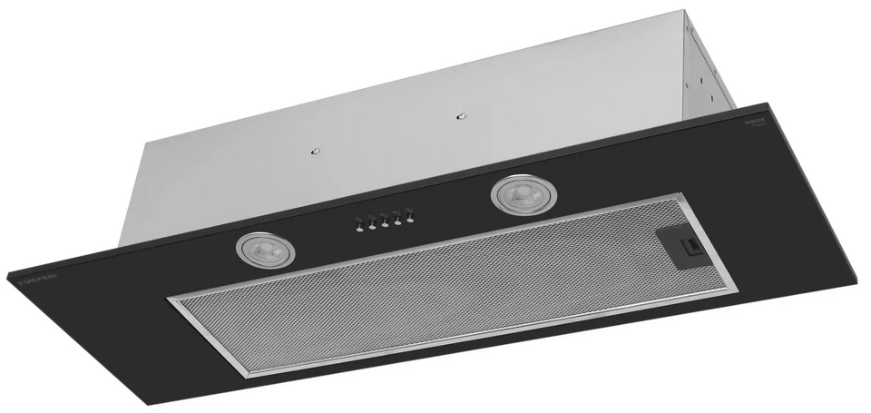 Фото Полновстраиваемая вытяжка Meferi INBOX90BK POWER