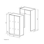 Превью картинка  Холодильник side by side Lex LBI400SB Grey - встраиваемый двухкамерный холодильник #4