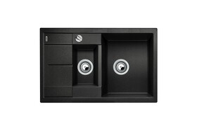 Картинка Blanсo METRA 6S Compact SILGRANIT PuraDur антрацит с клапаном-автоматом