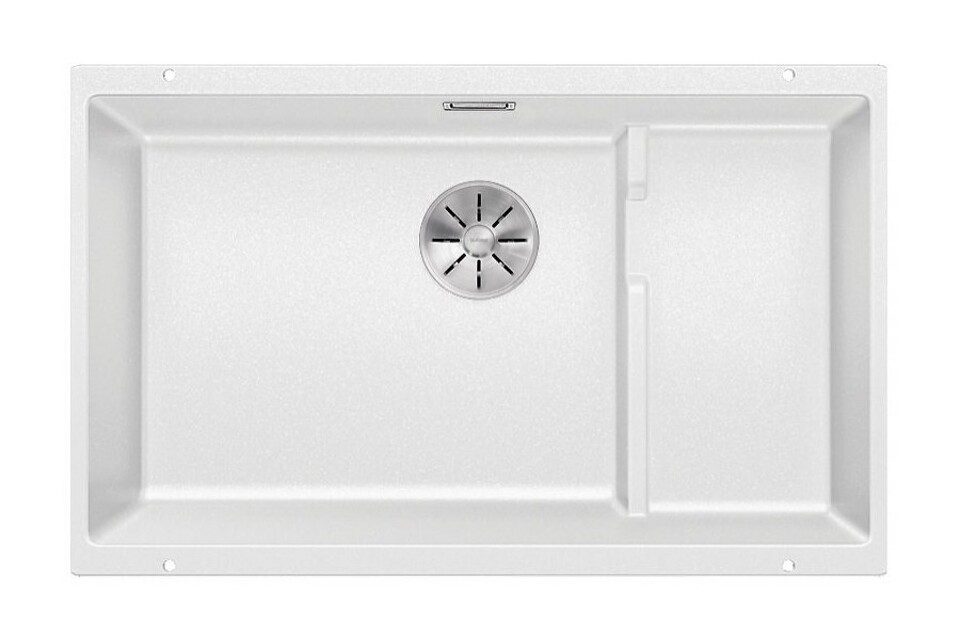 Фото Гранитная мойка Blanсo SUBLINE 700-U Level SILGRANIT PuraDur белый с отв.арм. InFino