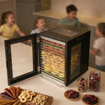 Превью картинка Сушилка для овощей и фруктов Дегидратор Meyvel MDH14-2S (Black) #13