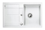 Превью картинка Гранитная мойка Blanсo METRA 45 S-F SILGRANIT PuraDur белый с клапаном-автоматом #1