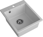 Превью картинка Кварцевая мойка GranFest GF-URBAN 242 Серый #2