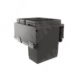 Превью картинка Vibo GLOBE 2.0 M45W Система сортировки и хранения, 3 емкости (30л+10л+9л), креп. фасада, полн.выдв., плавн.закр., направл. Nova Pro, крышка-полка (PG2GME453SCGMRF) #3