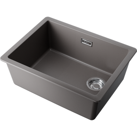 Картинка Omoikiri Kata 56-U/I Side-GR Artgranit/leningrad grey