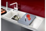 Превью картинка Гранитная мойка Blanсo AXON II 6 S (чаша слева) керамика PuraPlus глянцевый белый  с кл.-авт. InFino #4