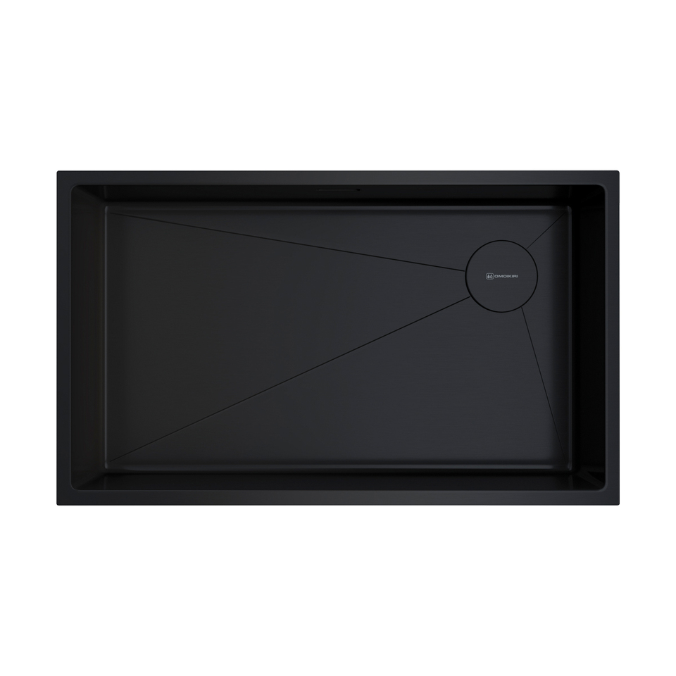 Фото Металлическая мойка Omoikiri Taki 74-U/IF Side-GB нерж. сталь/графит
