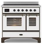 Превью картинка Центр варочный ILVE MDI106NE3/WHB белый (фурн. бронза) #1