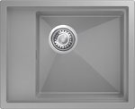 Превью картинка Гранитная мойка Rivelato NOBILE 544-L 1-чаш 540*440 Серый 803 #1