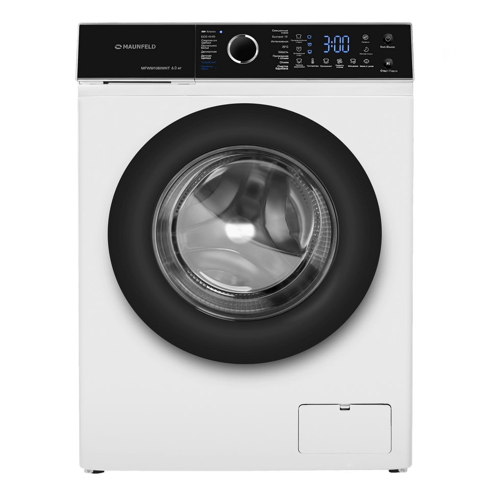 Фото Стиральная машина с фронтальной загрузкой Maunfeld MFWM106IWHT