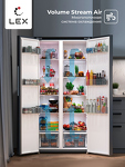 Превью картинка  Холодильник side by side Lex LSB520DgID отдельностоящий холодильник #4