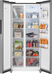 Превью картинка  Холодильник side by side Weissgauff WSBS 500 Inverter NoFrost Inox #13