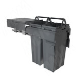 Превью картинка PULSE PROBOX F40 Система сортировки и хранения, 2 емкости (2x31), креп. фасада, полн.выдв., плавн.закр., крышка-полка, графит (MBN402-62DGMID) #3