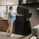 Превью картинка Холодильник с верхней морозилкой Weissgauff WRK 1430 Defrost Black #2