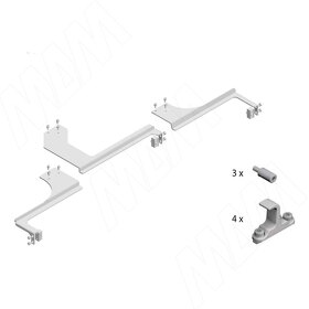 Картинка Cinetto B-MOVED PS48 Комплект соединительных элементов для трехдверного шкафа (PS48KM10003P0001)