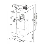 Превью картинка Островная вытяжка Faber CYLINDRA ISOLA PLUS WH GLOSS A37 #2