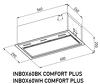 Превью картинка Полновстраиваемая вытяжка Meferi INBOX60WH COMFORT PLUS #2