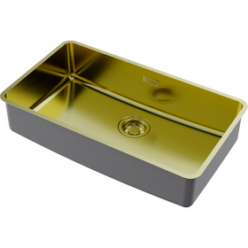 Картинка Omoikiri Omi 73-U/I Ultra-LG нерж. сталь/светлое золото