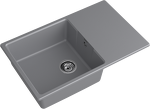 Превью картинка Кварцевая мойка GranFest GF-URBAN 678L Темно-серый #2