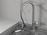 Превью картинка Смеситель для кухни GRANULA 9010, ГРАФИТ #2