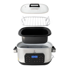 Превью картинка Мультиварка Lex LXMC 5501, мультиварка + аэрофритюрница (черная) #11