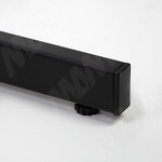Превью картинка PULSE АМАДОРА Подстолье 700х700, H730+5 мм, черный (RAL 9005, муар) (AM730X700X700 BLC) #2
