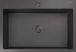 Превью картинка Металлическая мойка GranFest 6545 PVD графит #1