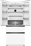 Превью картинка  Холодильник side by side Weissgauff WFD 450 Built-in Inverter NoFrost White Glass #2