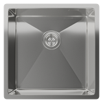 Превью картинка Металлическая мойка Rivelato RINOX 4444 UN нерж.сталь 1 чаша 440*440*200 мм #1