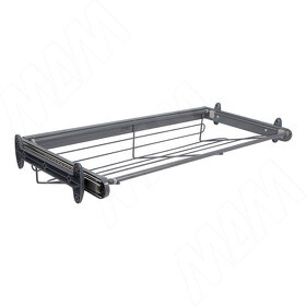 Картинка PULSE БЭЛЛЬ Корзина для обуви, 800 мм, глубина 350 мм, полное выдвижение, графит, BELLE (BE80SH35GR)