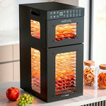 Превью картинка Сушилка для овощей и фруктов Дегидратор Meyvel MDH20-1S2 (Black) #3