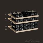 Превью картинка Шкаф винный встраиваемый Meyvel Винный холодильник (шкаф) компрессорный MEYVEL MV22-KSB1 #3