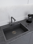 Превью картинка Кварцевая мойка EMAR EMQ-1640.Q Антрацит #4