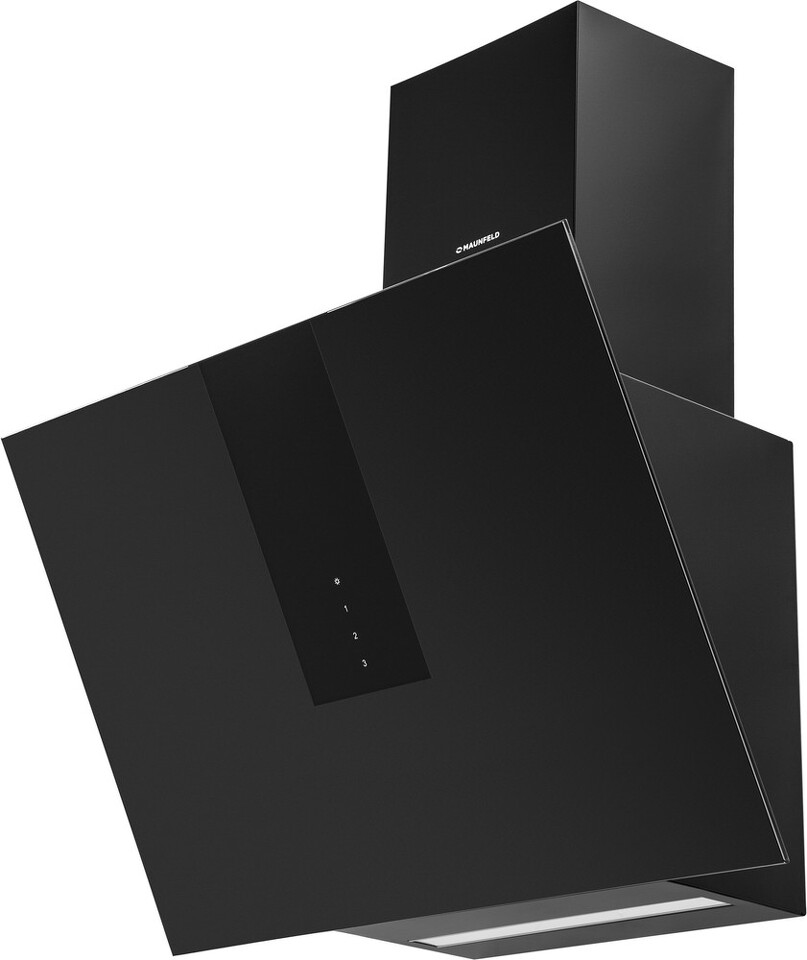 Фото Наклонная вытяжка Maunfeld AURORA 60 Black matted