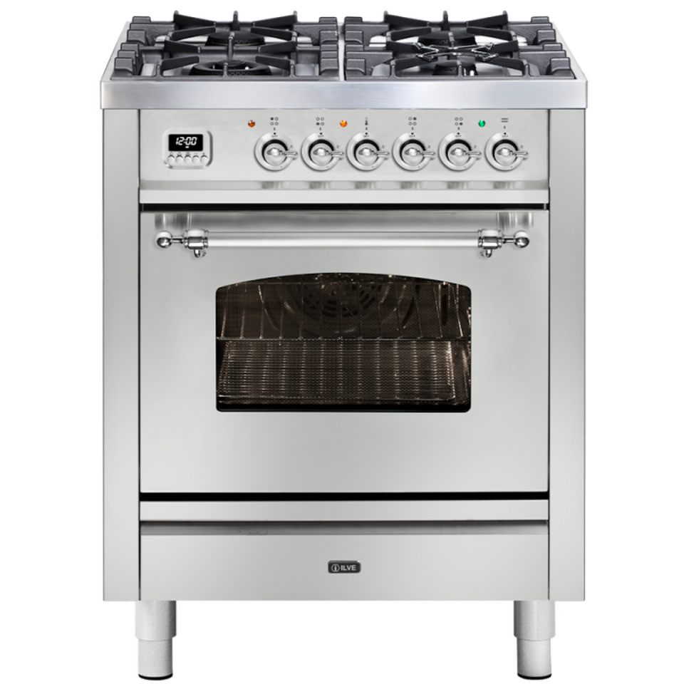 Фото Центр варочный ILVE P07NE3/SSC нержавеющая сталь (фурн. хром)