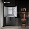 Превью картинка  Холодильник side by side Weissgauff WCD 450 Inox Glass NoFrost Inverter #9