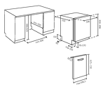 Превью картинка Посудомоечная машина 60см встраиваемая Candy CI 4C6F0PA-08 #13