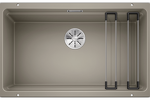 Превью картинка Гранитная мойка Blanсo ETAGON 700-U SILGRANIT PuraDur серый беж #1