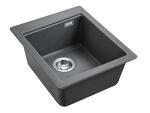 Превью картинка Кварцевая мойка EMAR EMQ-1420.Q Антрацит #2