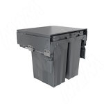 Превью картинка PULSE PROBOX F60 Система сортировки и хранения, 3 емкости (2x15+1x33), креп. фасада, полн.выдв., плавн.закр., крышка-полка, графит (MBN603-63DGMID) #1