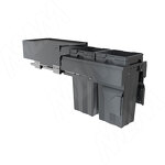 Превью картинка PULSE PROBOX MAX F30 Система сортировки и хранения, 2 емкости (2x13), креп. фасада, полн.выдв., плавн.закр., графит (MBN302-26DGMAX) #3
