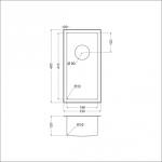 Превью картинка Металлическая мойка EMAR EMB-126A PVD Nano Coppery #2