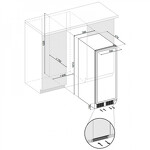 Превью картинка Шкаф винный встраиваемый Винный холодильник (шкаф) компрессорный Dunavox DX-94.270SDSK #4