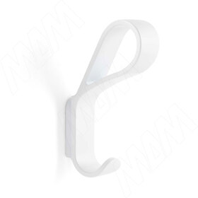 Картинка PULSE БЕЛТ Крючок двухрожковый белый матовый, BELT (HK.43.WTM)