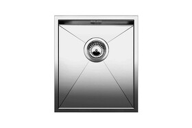 Картинка Blanсo ZEROX 340-IF нерж.сталь зеркальная полировка с отв. арм. InFino