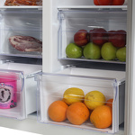 Превью картинка  Холодильник side by side Hyundai CS4505F НЕРЖ СТАЛЬ #6