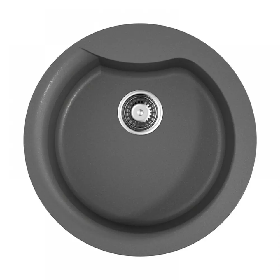 Фото Гранитная мойка Omoikiri Yasugata 48R-PL Tetogranit/платина