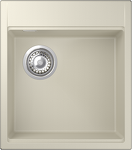Превью картинка Гранитная мойка Rivelato TESORO 455-L 1-чаш 450*510 Темный бежевый #1