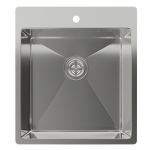 Превью картинка Металлическая мойка Rivelato RINOX 4450 нерж.сталь 1 чаша 440*500*200 мм #1